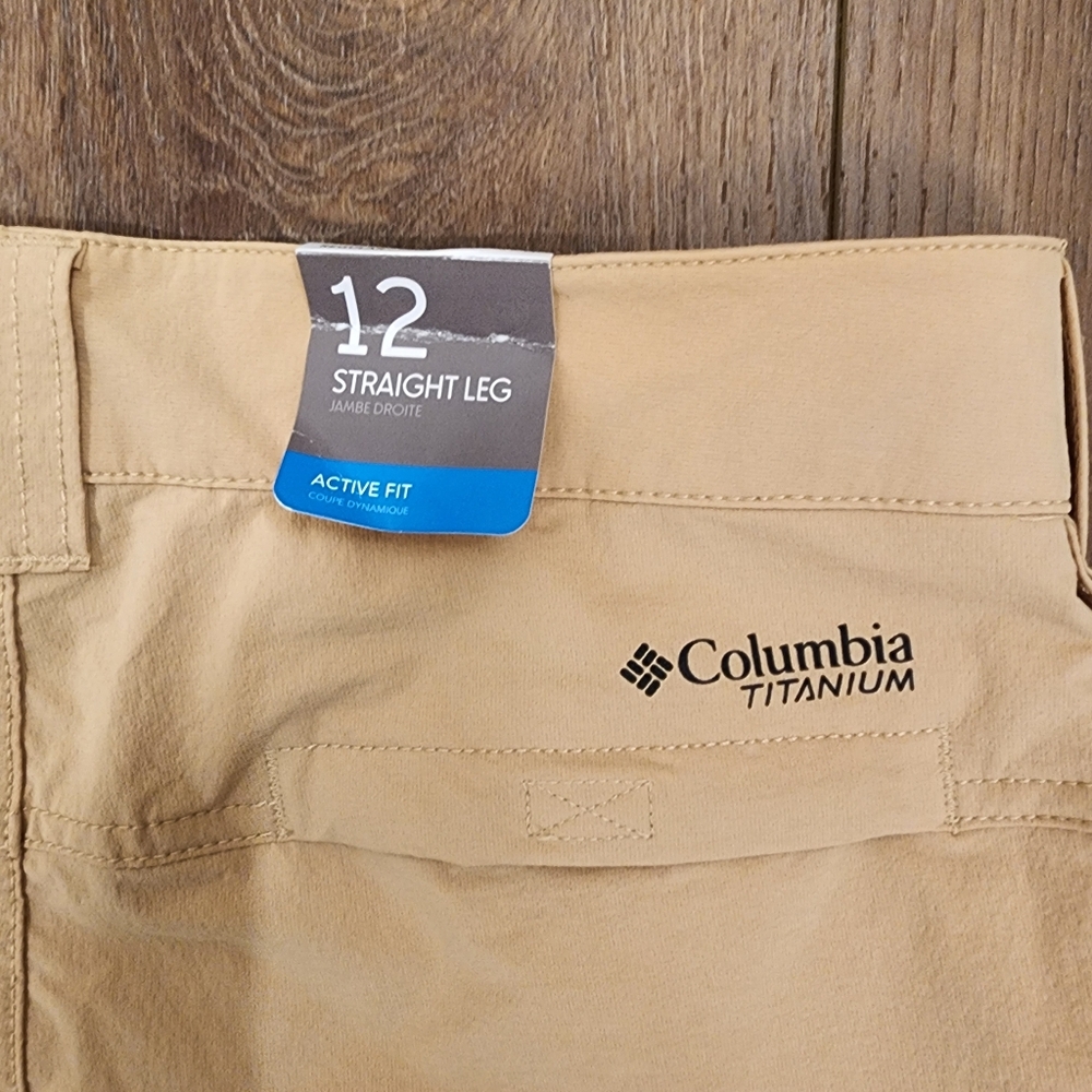 Columbia TITANIUM Summit Valley Waterproof Hike Pants Omni-Shield Sz 10 - Picture 12 of 16